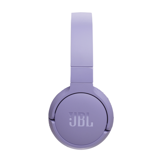 JBL Tune 670NC - Purple - Adaptive Noise Cancelling Wireless On-Ear Headphones - Left